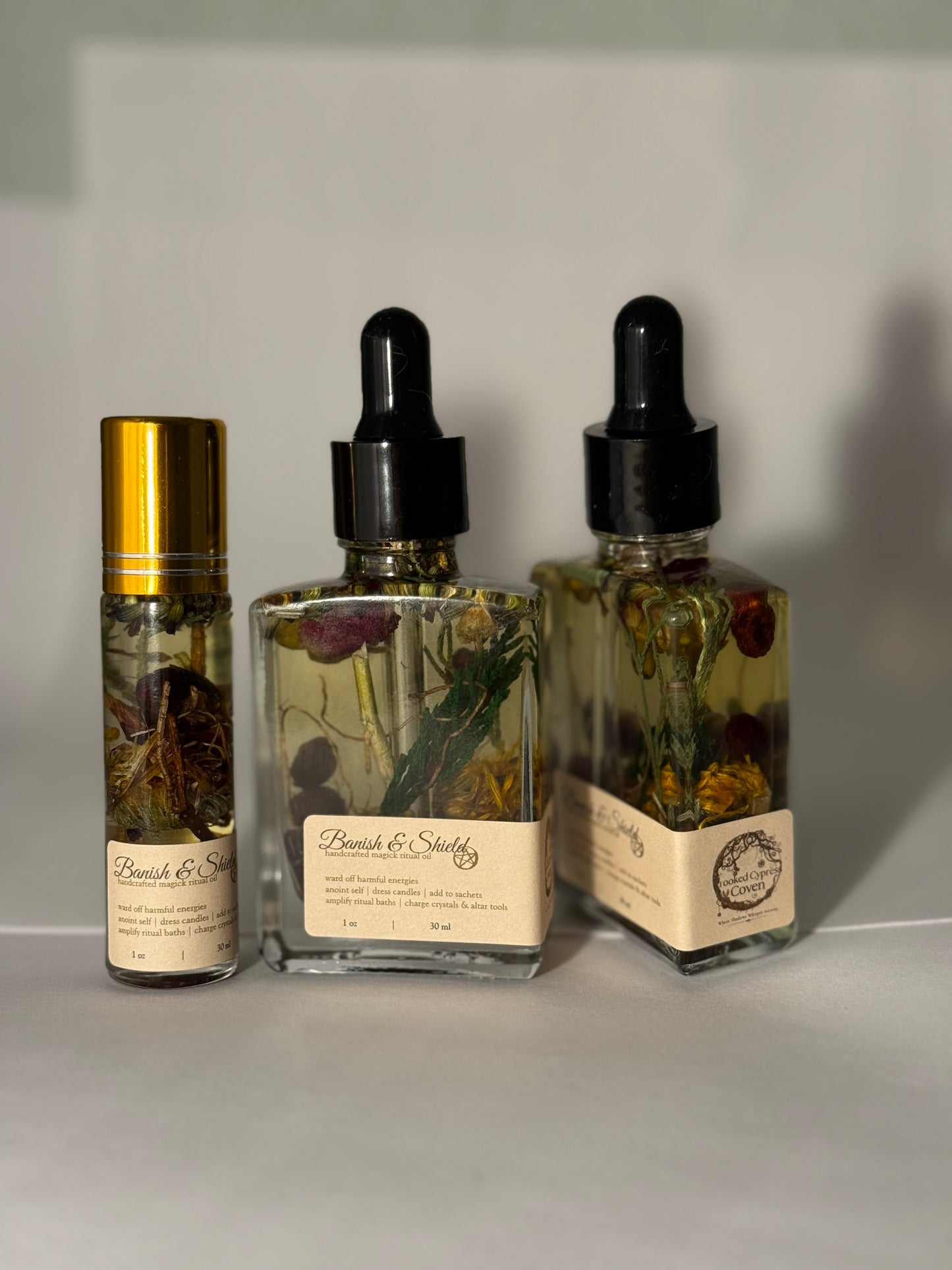 BANISH + SHIELD RITUAL OIL